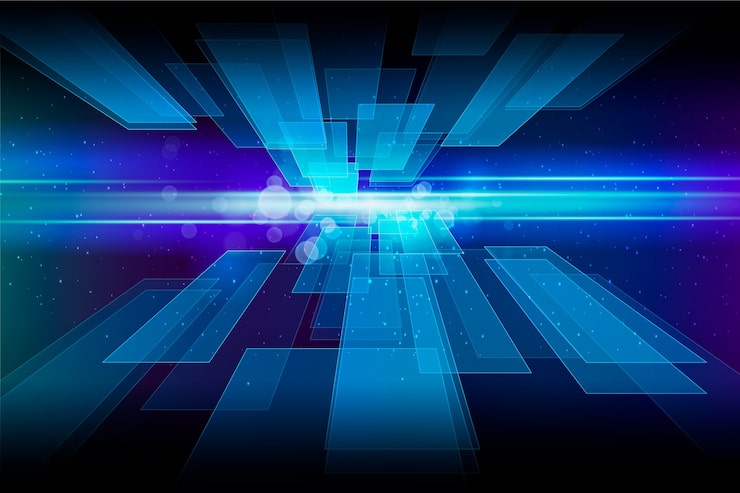 Abstract technology background representing the machine economy